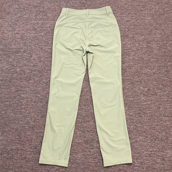 Lululemon City Sleek 5 Pocket 7/8 Pants Womens Size 2 Green Stretch - Like New - Picture 4 of 10